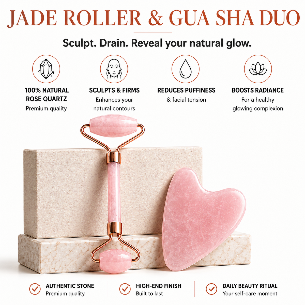 Roller & Gua Sha Duo